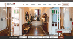Desktop Screenshot of hotelprogresso.it